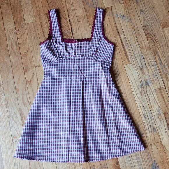 Princess Polly Checkered Mini Dress - Picture 1 of 5